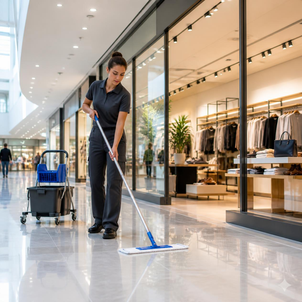 shopping centre cleaning